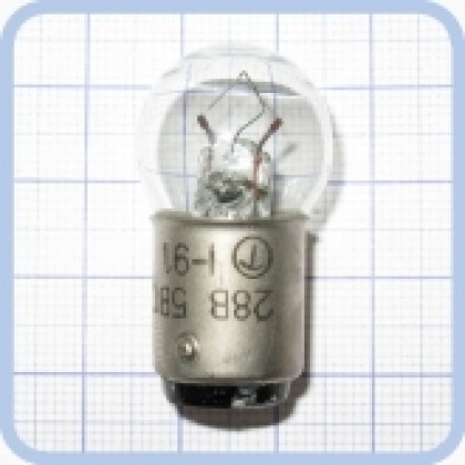 Фото товара Лампа накаливания самолетная СМ 28-5-1