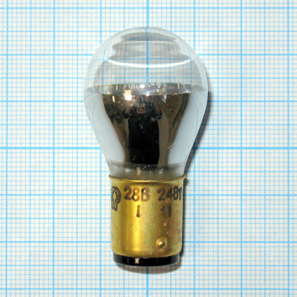Фото товара Лампа накаливания самолетная СМЗ 28-24