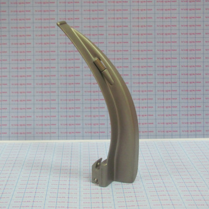 Клинок ларингоскопический KaWe «Макинтош» №4 изогнутый  Фото товара Клинок ларингоскопический KaWe «Макинтош» №4 изогнутый