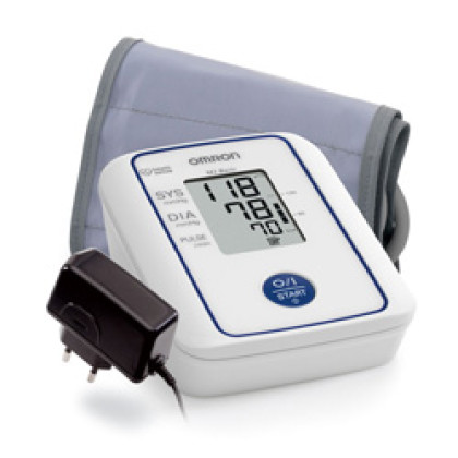 Тонометр электронный автоматический Omron M2 Basic с адаптером и универсальной манжетой Фото товара Тонометр электронный автоматический Omron M2 Basic с адаптером и универсальной манжетой