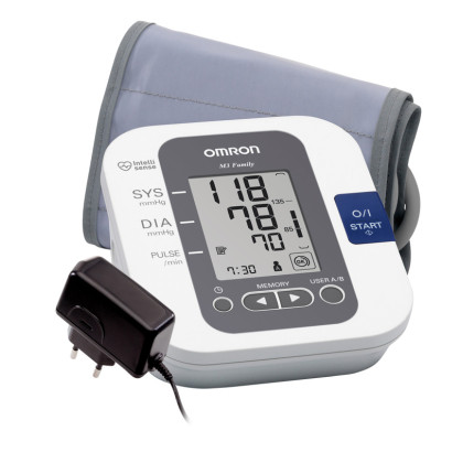 Тонометр Omron M3 Family с адаптером и универсальной манжетой Фото товара Тонометр Omron M3 Family с адаптером и универсальной манжетой