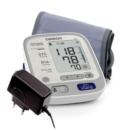 Тонометр Omron M6 с адаптером и универсальной манжетой Фото товара Тонометр Omron M6 с адаптером и универсальной манжетой