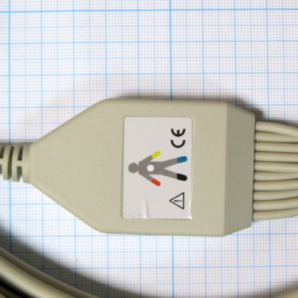Фото товара Кабель пациента для ЭКГ Cardiovit Schiller (все модели, кроме CS-200) с 4мм штекерами, F8725R