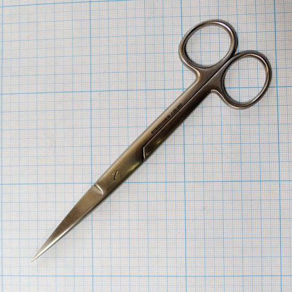 Фото товара Ножницы прямые с 2 острыми концами 165 мм J-22-022 