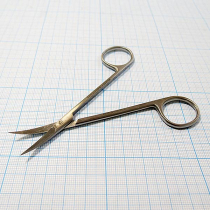 Фото товара Ножницы изогнутые остроконечные 115 мм J-22-212 A