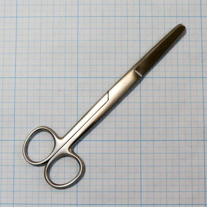 Фото товара Ножницы тупоконечные прямые 165 мм J-22-006 (Surgicon)