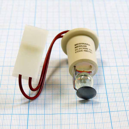 Фото товара Лампа MERILUX 22.8V 40W K8 CODE 485761 Merivaara