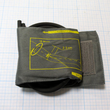 Манжета с камерой LD-CUFF C2C, двухтрубочная, 18-26см хлопок, детская Фото товара Манжета с камерой LD-CUFF C2C, двухтрубочная, 18-26см хлопок, детская