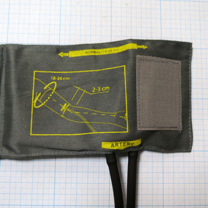 Манжета с камерой LD-CUFF C2C, двухтрубочная, 18-26см хлопок, детская Фото товара Манжета с камерой LD-CUFF C2C, двухтрубочная, 18-26см хлопок, детская