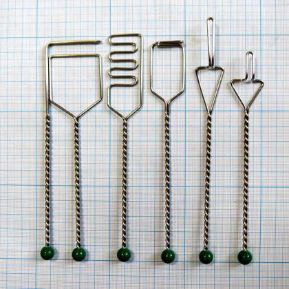 Постановочные логопедические зонды ПК-21 комплект из 7 штук ("Эко" с кочергой и шестью шариками)  Фото товара Постановочные логопедические зонды ПК-21 комплект из 7 штук ("Эко" с кочергой и шестью шариками)