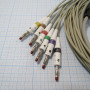 Фото товара Кабель для ЭКГ Fukuda KP-500D/Cardisuny 501/Cardisuny C120/C300 (F6252R) Fiab с 4-мм штекерами