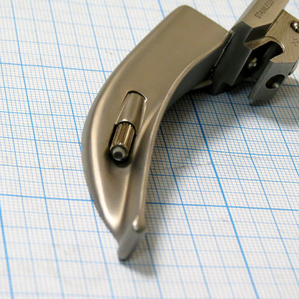 Клинок ларингоскопический KaWe «Макинтош» №1 изогнутый Фото товара Клинок ларингоскопический KaWe «Макинтош» №1 изогнутый