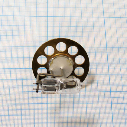 Лампа Inami 12V 50W (4,2A) P44s Фото товара Лампа Inami 12V 50W (4,2A) P44s