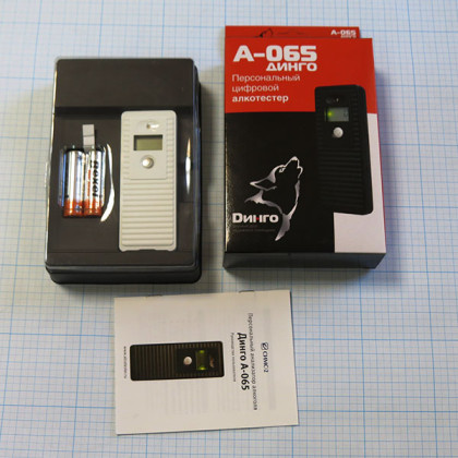 Алкотестер Динго А-065 персональный Фото товара Алкотестер Динго А-065 персональный