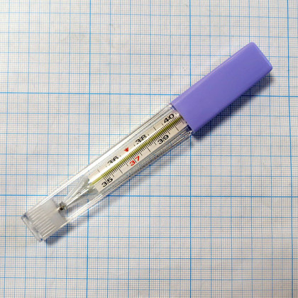 Термометр (градусник) ртутный медицинский Фото товара Термометр (градусник) ртутный медицинский