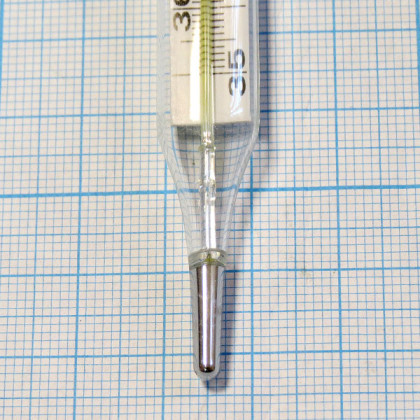 Термометр (градусник) ртутный медицинский Фото товара Термометр (градусник) ртутный медицинский