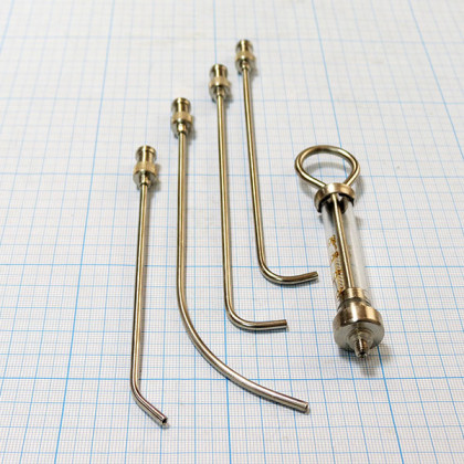 Шприц для внутригортанных вливаний и промывания миндалин Ш-14 2 мл Фото товара Шприц для внутригортанных вливаний и промывания миндалин Ш-14 2 мл