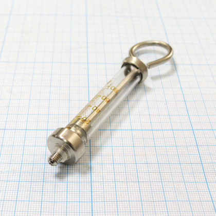 Шприц для внутригортанных вливаний и промывания миндалин Ш-14 2 мл Фото товара Шприц для внутригортанных вливаний и промывания миндалин Ш-14 2 мл