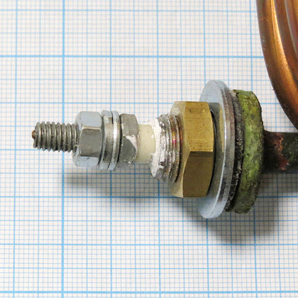 ТЭН 160.06.001 (2,7кВт, медь, вода)  Фото товара ТЭН 160.06.001 (2,7кВт, медь, вода)