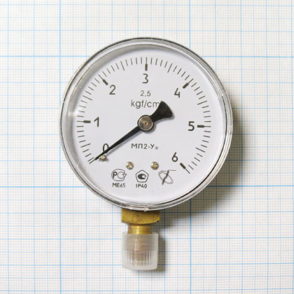 Фото товара Манометр МП2 УФ х 6 кгс/см2