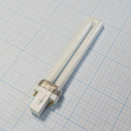 Лампа Osram Dulux S Blue UVA 9W/78 G23 Фото товара Лампа Osram Dulux S Blue UVA 9W/78 G23