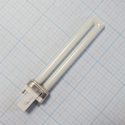 Лампа Osram Dulux S Blue UVA 9W/78 G23 Фото товара Лампа Osram Dulux S Blue UVA 9W/78 G23