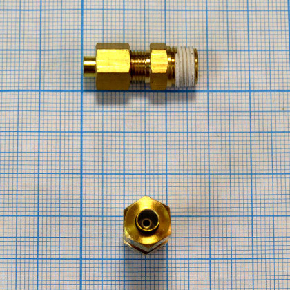 Фото товара Соединение прямое резьбовое 4R1/8 KFH04B-01S