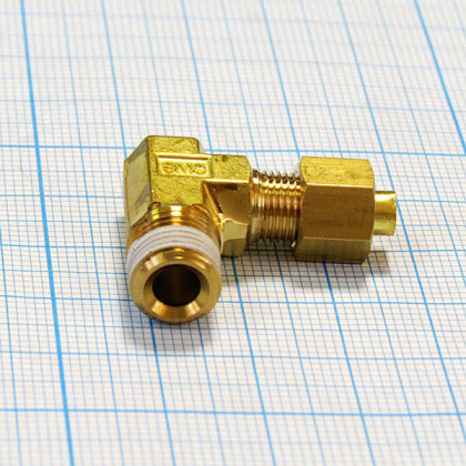 Соединение угловое резьбовое 4R1/8 KFL04B-01S для ГК-100-3 Фото товара Соединение угловое резьбовое 4R1/8 KFL04B-01S для ГК-100-3