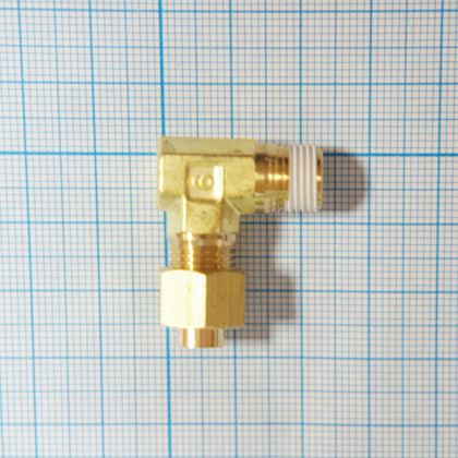 Соединение угловое резьбовое 6R 1/4 KFL06B-02S для ГК-100-3 Фото товара Соединение угловое резьбовое 6R 1/4 KFL06B-02S для ГК-100-3