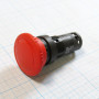 Кнопка красная грибовидная 1НО+1НЗ Фото товара Кнопка красная грибовидная 1НО+1НЗ