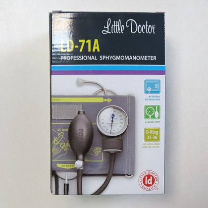 Тонометр механический LD-71A со встроенным стетоскопом Фото товара Тонометр механический LD-71A со встроенным стетоскопом