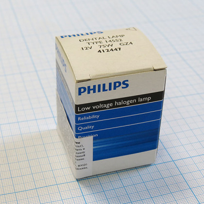 Лампа Philips 14552 12V 75W GZ4 Фото товара Лампа Philips 14552 12V 75W GZ4