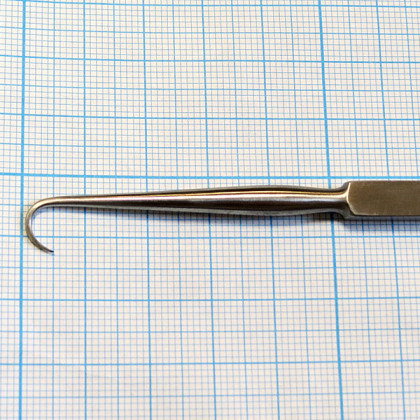 Крючок трахеотомический острый J-19-056 (Surgicon) Фото товара Крючок трахеотомический острый J-19-056 (Surgicon)