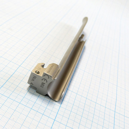 Клинок ларингоскопический KaWe Miller (Миллер) прямой №4 Фото товара Клинок ларингоскопический KaWe Miller (Миллер) прямой №4