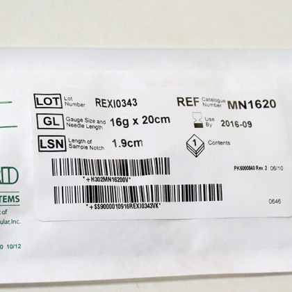 Игла к биопсийной системе BARD MAGNUM Фото товара Игла к биопсийной системе BARD MAGNUM