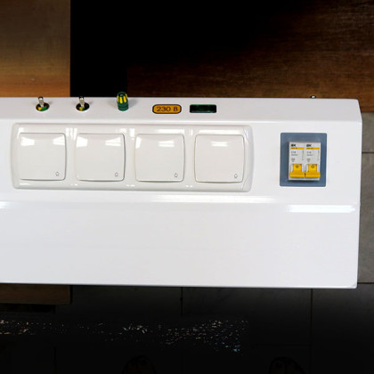 Консоль настенная реанимационная КПМ-АМС-НР 1600 мм Фото товара Консоль настенная реанимационная КПМ-АМС-НР 1600 мм