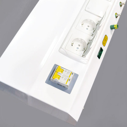 Консоль настенная реанимационная КПМ-АМС-НР 1600 мм Фото товара Консоль настенная реанимационная КПМ-АМС-НР 1600 мм