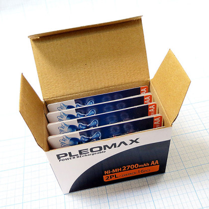 Аккумулятор Pleomax NI-MN, 2700 mAh Фото товара Аккумулятор Pleomax NI-MN, 2700 mAh