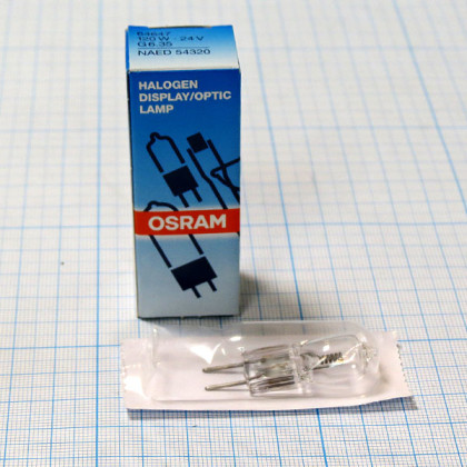 Лампа Osram 64647 24V 120W G6,35 Фото товара Лампа Osram 64647 24V 120W G6,35
