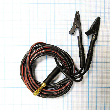 Кабель 2-контактный универсальный с зажимами Фото товара Кабель 2-контактный универсальный с зажимами