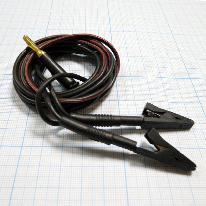 Кабель 2-контактный универсальный с зажимами Фото товара Кабель 2-контактный универсальный с зажимами