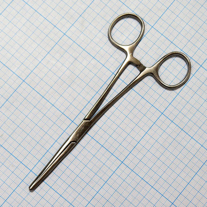 Зажим кровоостанавливающий зубчатый прямой №2 J-17-118 Фото товара Зажим кровоостанавливающий зубчатый прямой №2 J-17-118