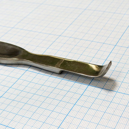 Распатор изогнутый малый ОХ-4-213 Фото товара Распатор изогнутый малый ОХ-4-213