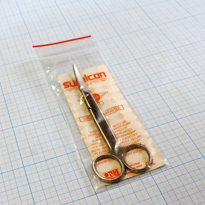 Фото товара Зажим к/о нейрохирургический изогнутый, беззубый 145 мм з-17-2п