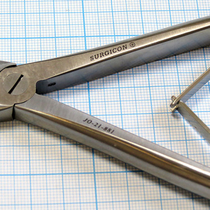 Щипцы-кусачки костные прямые Jo-21-881 Фото товара Щипцы-кусачки костные прямые Jo-21-881