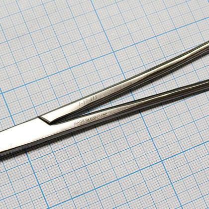 Зажим кровоостанавливающий зубчатый изогнутый №3 17-266 Rochester Pean Фото товара Зажим кровоостанавливающий зубчатый изогнутый №3 17-266 Rochester Pean