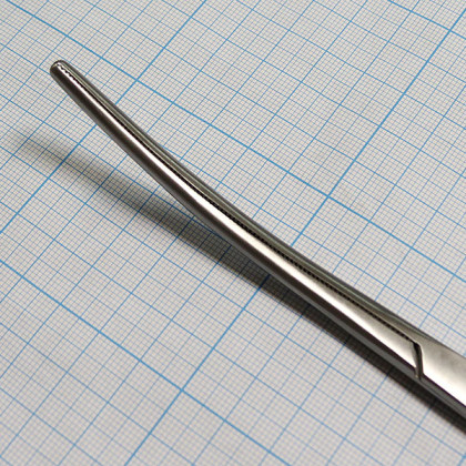 Зажим кровоостанавливающий зубчатый изогнутый №3 17-266 Rochester Pean Фото товара Зажим кровоостанавливающий зубчатый изогнутый №3 17-266 Rochester Pean