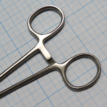 Зажим кровоостанавливающий зубчатый изогнутый №3 17-266 Rochester Pean Фото товара Зажим кровоостанавливающий зубчатый изогнутый №3 17-266 Rochester Pean