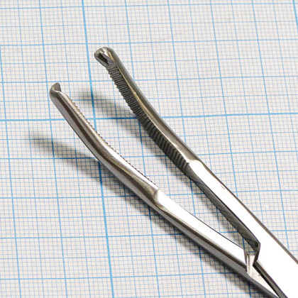 Зажим с кремальерой J-17-285 Фото товара Зажим с кремальерой J-17-285