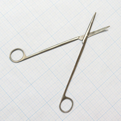 Фото товара Ножницы вертикально-изогнутые 230 мм J-22-074